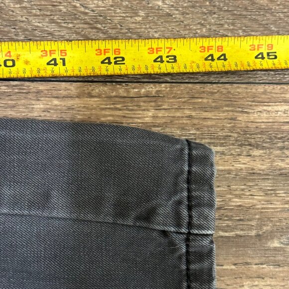 VTG Levi's 514 Jeans Men's 36x34 Black Straight Fit Stretch Denim White Tab - Picture 8 of 9